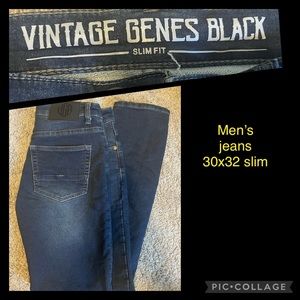 Vintage Genes Black brand men’s jeans 30/32